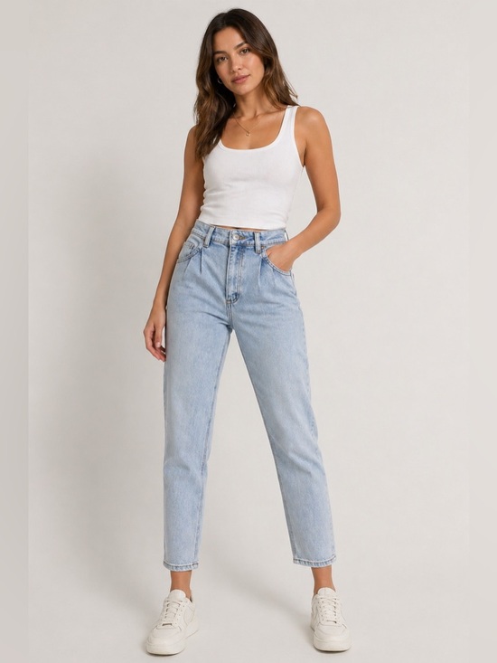 Kut from the Kloth Denim - Kut from the Kloth Rachel Mom Jean Style KP1756MA1 size 2 light blue Stretch